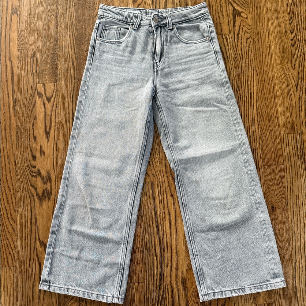 Zara Girls Light Gray Jeans